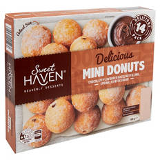 Mini Donuts Chocolate Flavoured Hazelnut 14 Pack 160g